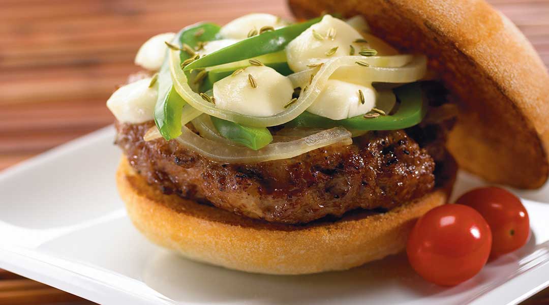 Tre Stelle Recipe  Italian Sausage Burgers with Tre Stelle Bocconcini